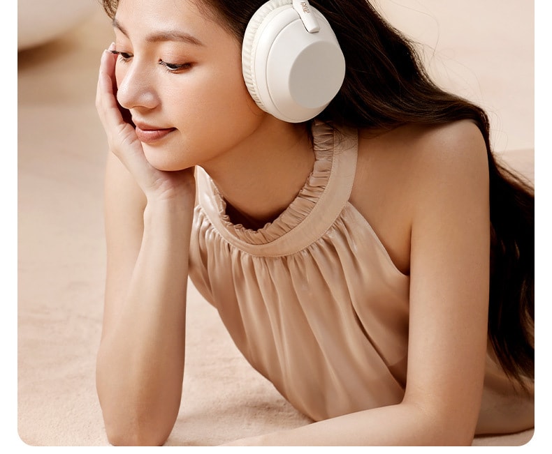 【中國直郵】冇心 Airy Pro頭戴式耳機藍牙耳機無線降噪遊戲電腦女生有線 白金米