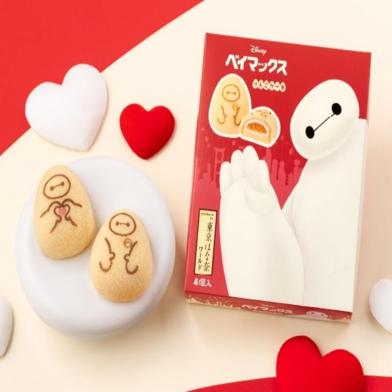 【日本直郵】 日本 TOKYO BANANA 迪士尼系列 大白蘋果夾心軟蛋糕 4個裝