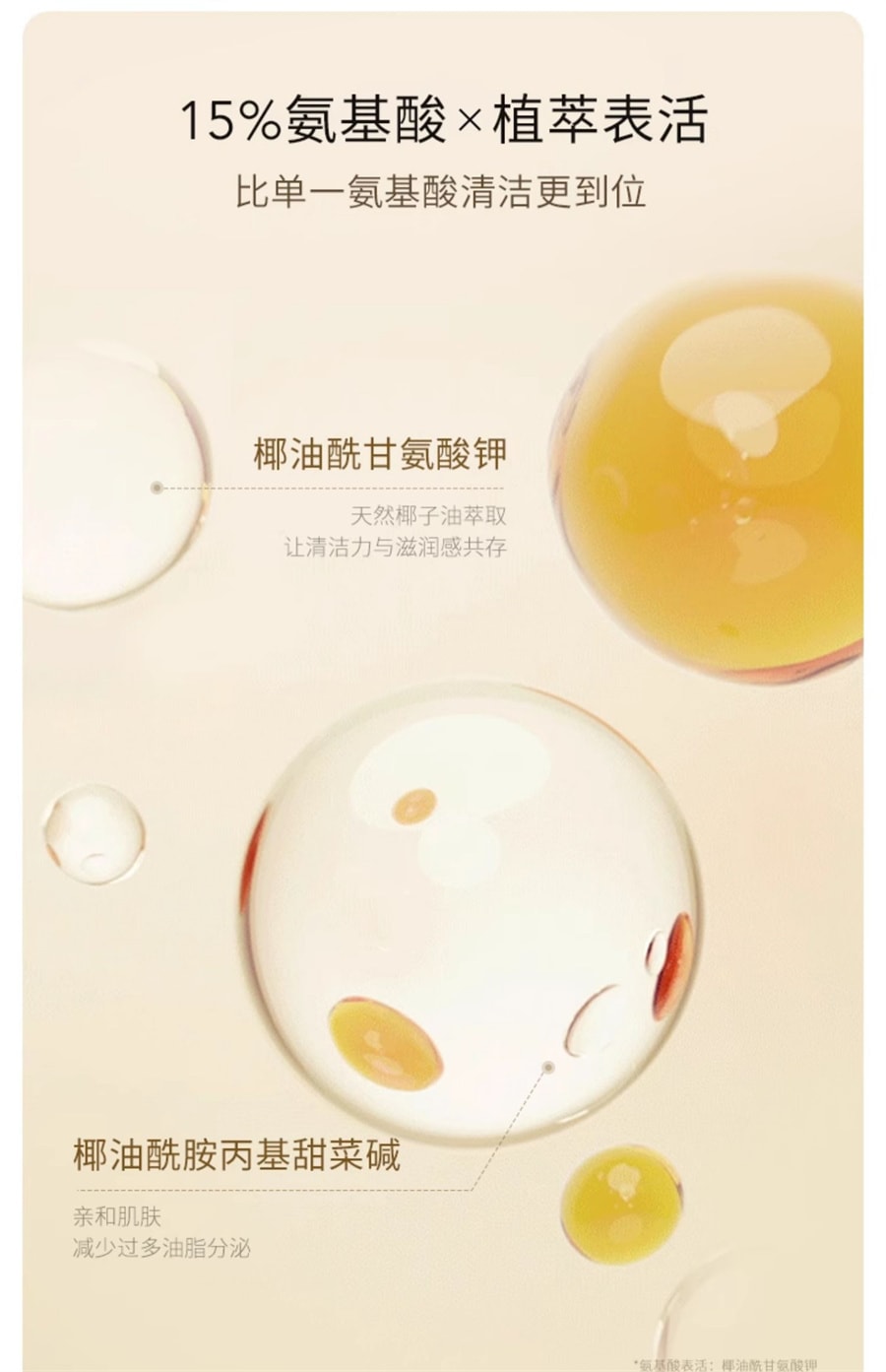 【中国直邮】达肤妍 氨基酸洗面奶女男士专用深层清洁泡沫洁面乳 150ml/瓶