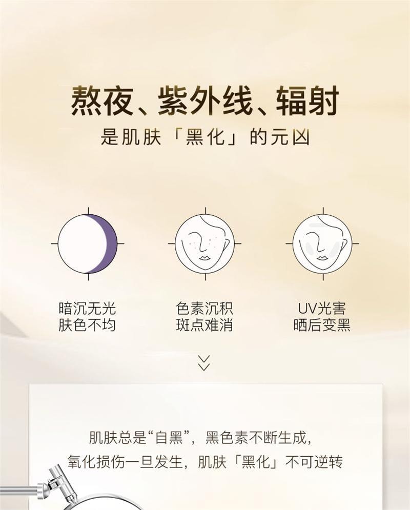 【中国直邮】 碧维斯 美白丸 全身美白内服内调谷胱甘肽去黄淡斑淡印去黄 40粒/盒