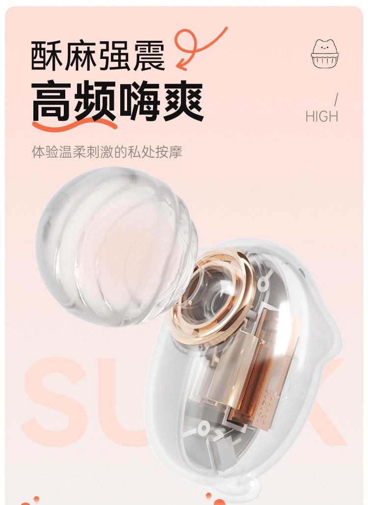  謎姬 貓咪蛋糕成人玩具 吸吮器 跳蛋 震動 小程式控制 成人情趣用品-手機遙控款 1個