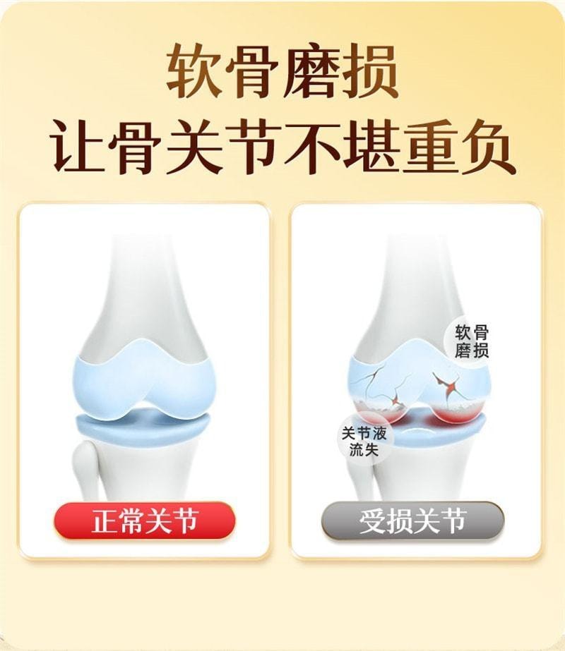 【中国直邮】 维特健灵 活关素 缓痛修护 强韧关节 非氨糖软骨素关节骨维力骨折氨基保健补品 60粒/瓶