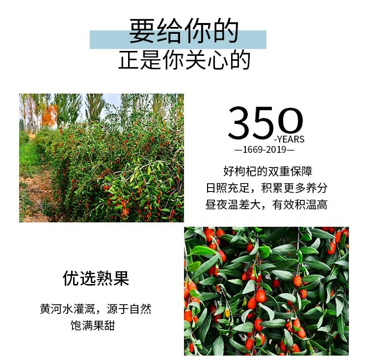Lycii Fructus Dried Fruits of Chinese Wolfberry Goji Berries 200g