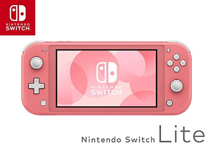 【日本直邮】日版任天堂Switch掌机lite游戏机-珊瑚粉色 32G内存