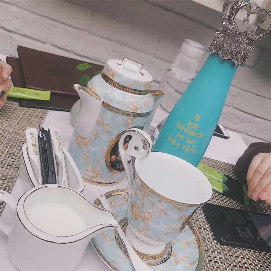 意大利皇冠保溫杯 蒂芙尼蓝/500毫升