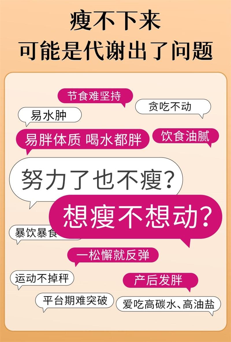 【中国直邮】 维特健灵 极烧脂 减肥 燃脂 排油 促进新陈代谢提高代谢 倍速燃体 14包/盒(推荐拍4盒一周期)
