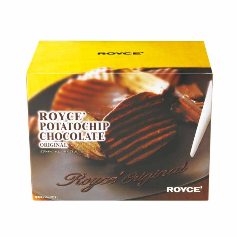 【日本直邮】 超级网红系列 北海道ROYCE'若翼族  巧克力薯片  牛奶巧克力薯片原味  190g