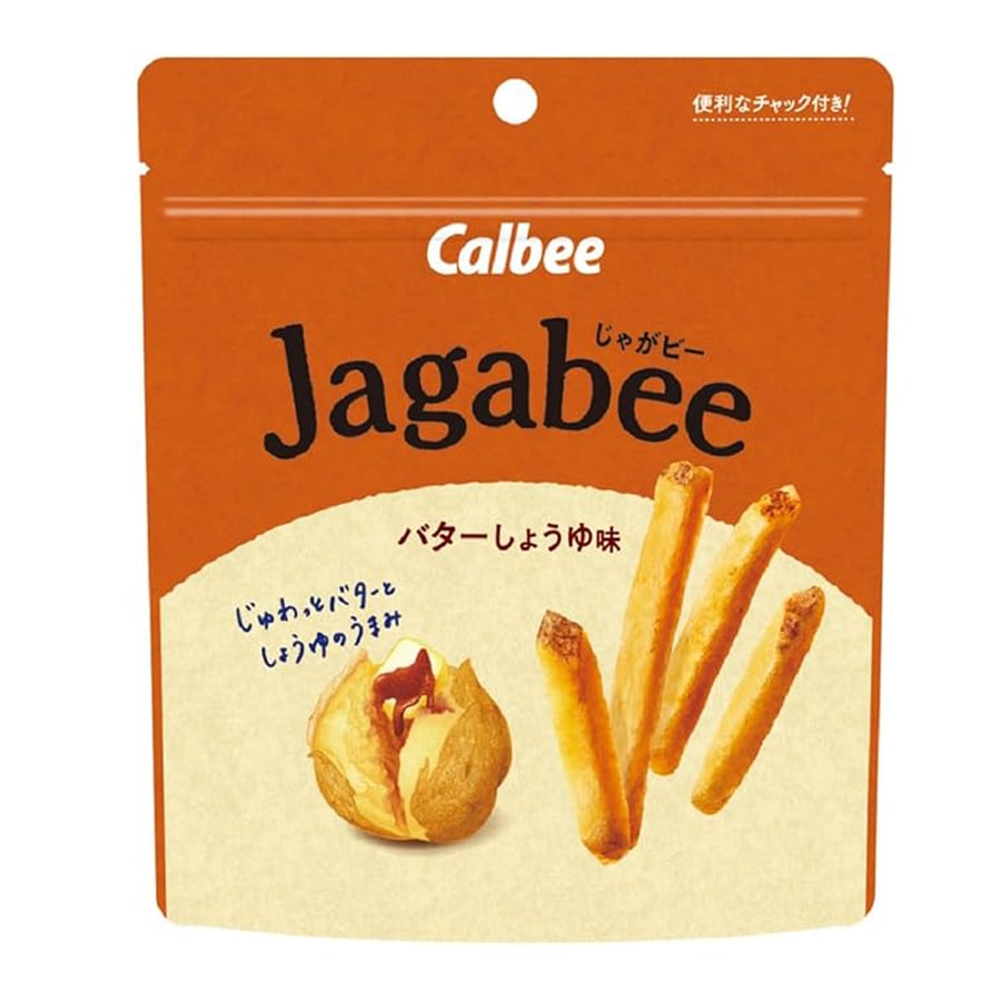 【日本直郵】 卡樂比 CALBEE 卡樂B 薯條 薯條三兄弟平替版 奶油醬油風味 1包 38g