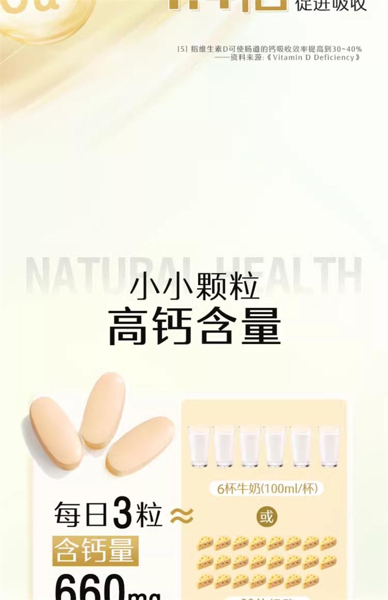 【中國直郵】澳洲 Swisse 維生素D片鈣片中老年補鈣維生素d檸檬酸鈣片青少年孕婦保健品 200片