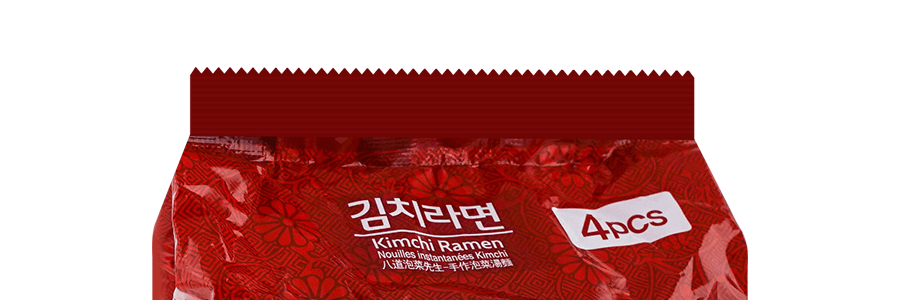 韓國PALDO八道 泡菜先生拉麵 手工泡菜湯麵 115g*4包