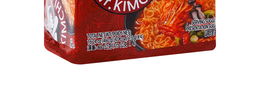 韓國PALDO八道 泡菜先生拉麵 手工泡菜湯麵 115g*4包