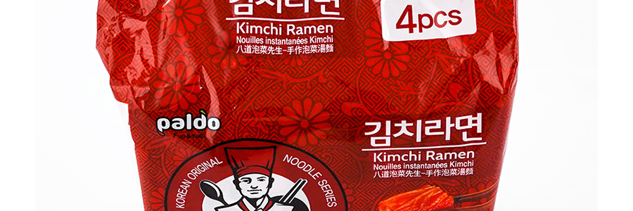 韓國PALDO八道 泡菜先生拉麵 手工泡菜湯麵 115g*4包