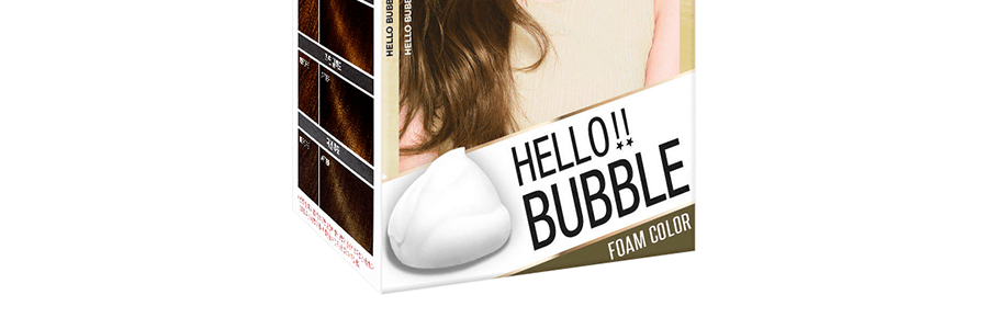 韓國MISE EN SCENE愛茉莉 美妝仙 HELLO BUBBLE泡沫染髮劑 7K卡其色 單組入 附染髮工具