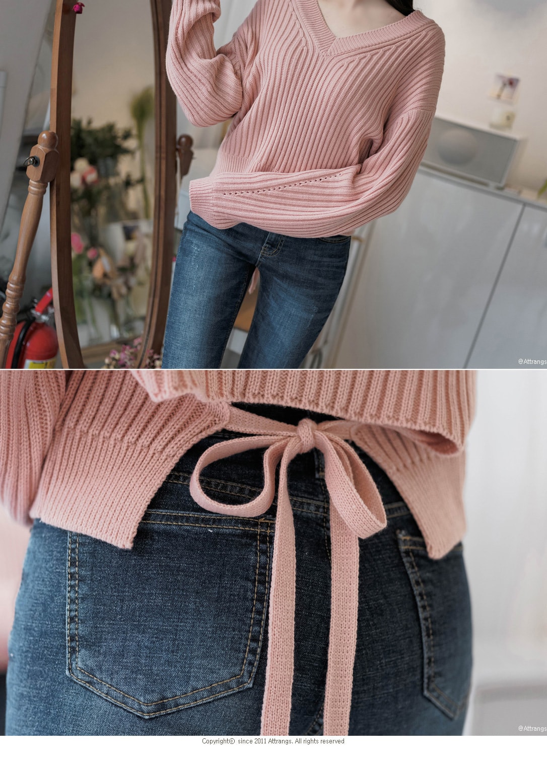 Knit Pink free size