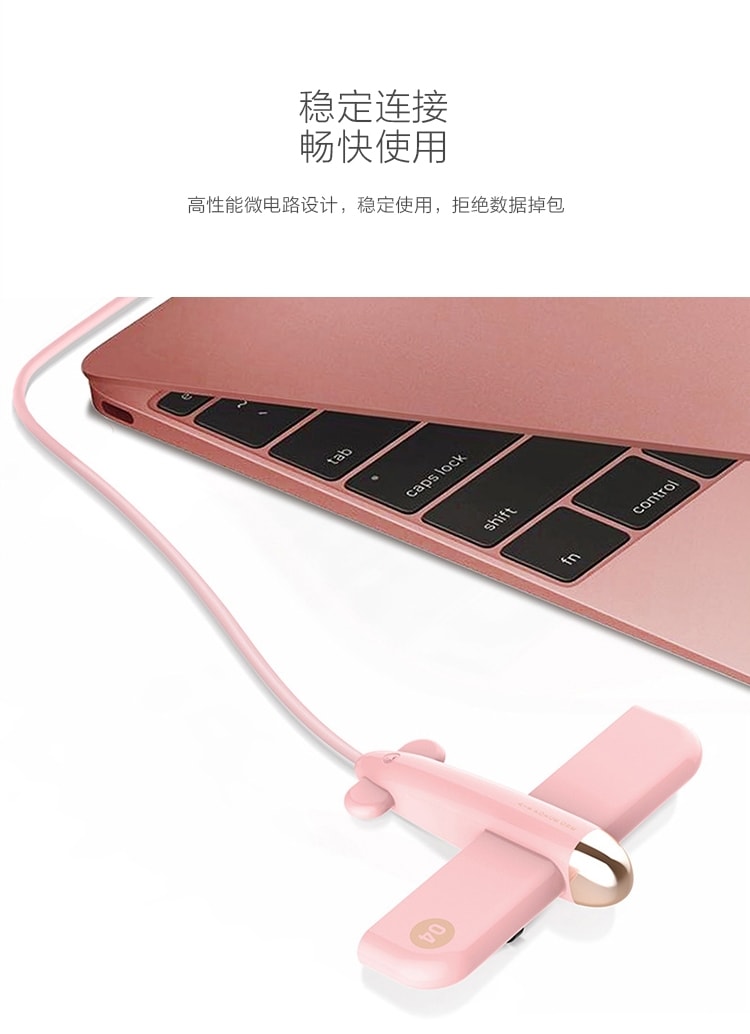 USB Expander Pink