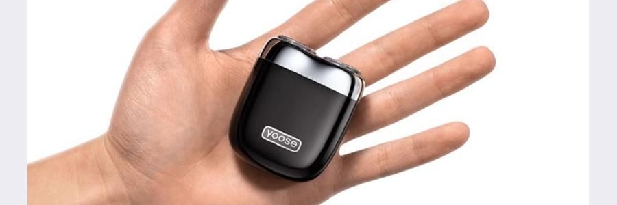 YOOSE有色 潮流便利合金刮鬍刀 男士車內專用電動迷你刮鬍刀 全身防水 男友禮物 #MINI 2.0 電鍍銀【王一博同款】