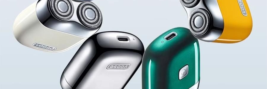 YOOSE有色 潮流便利合金刮鬍刀 男士車內專用電動迷你刮鬍刀 全身防水 男友禮物 #MINI 2.0 電鍍銀【王一博同款】