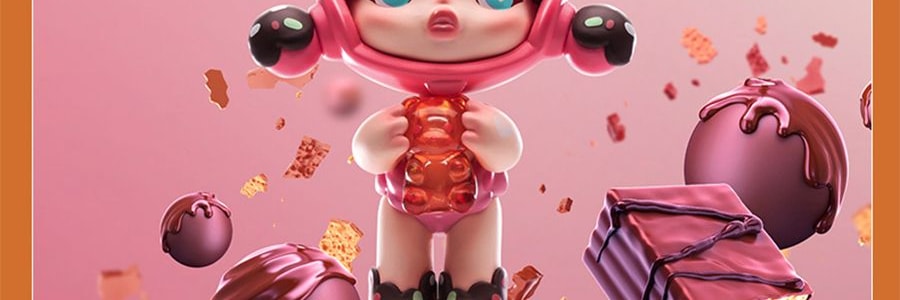 泡泡玛特pop mart skullpanda糖果怪物小镇系列盲盒手办 单个 | 亚米