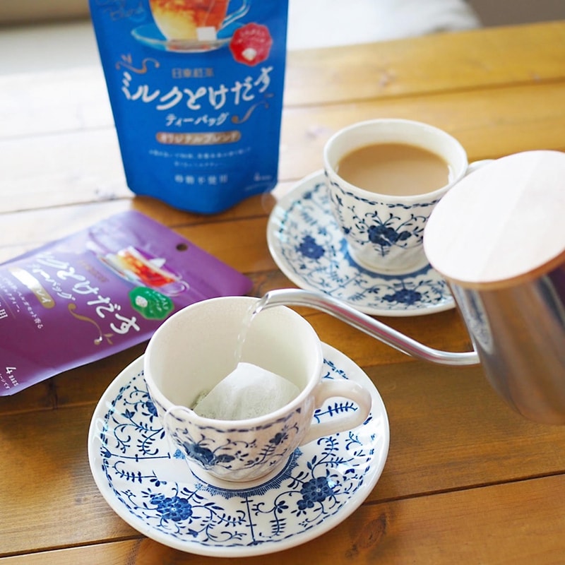 【日本直邮】日本日东红茶 新品发售 奶茶茶包 伯爵奶茶 4个装