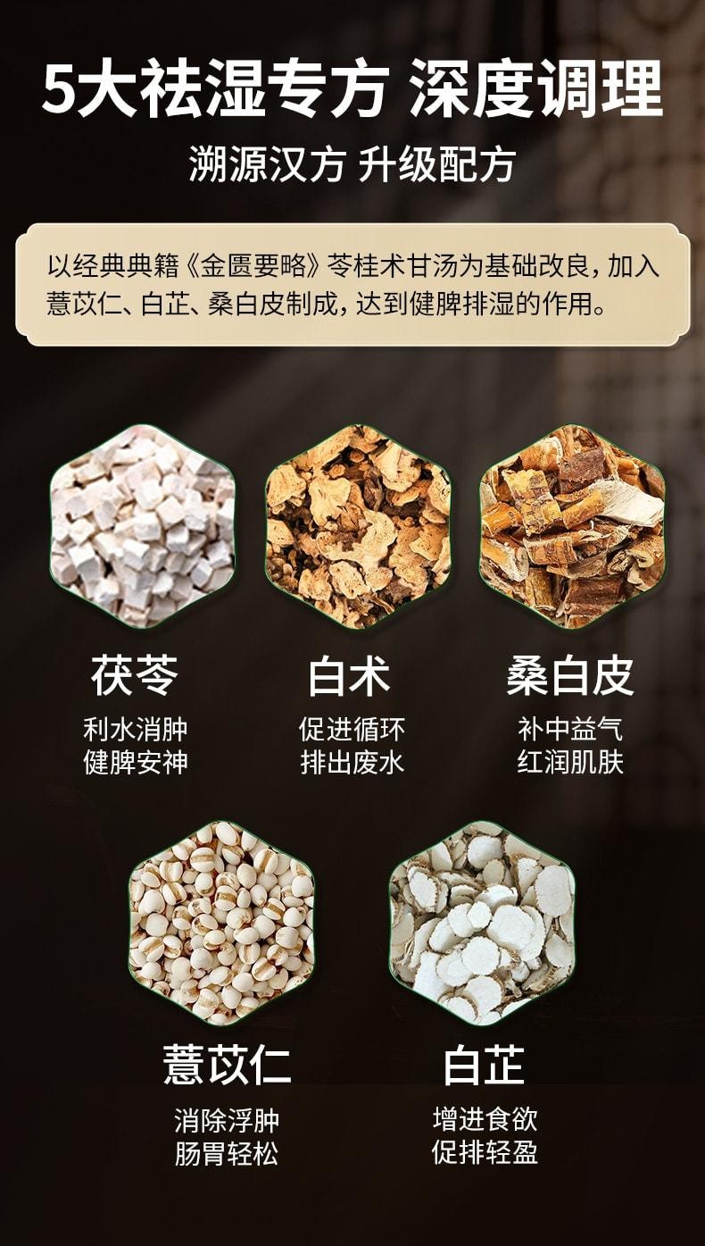 【中国直邮】 莱特维健 石斛御湿方胶囊60粒/盒 祛濕消湿调理水肿草本祛湿丸