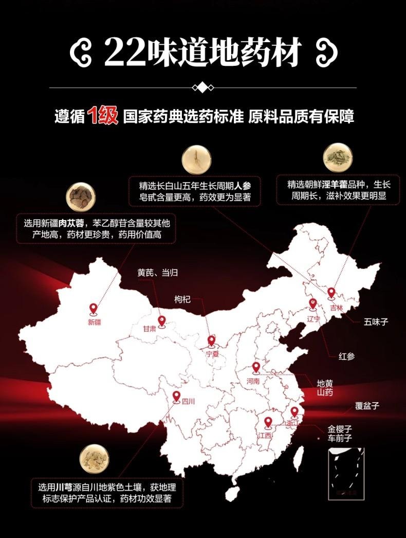 【中国直邮】 汇仁 肾宝片 45片/盒 1盒 补肾 固本壮阳 专科用药 固精肾阳虚 22味道地药材把亏的肾补回来