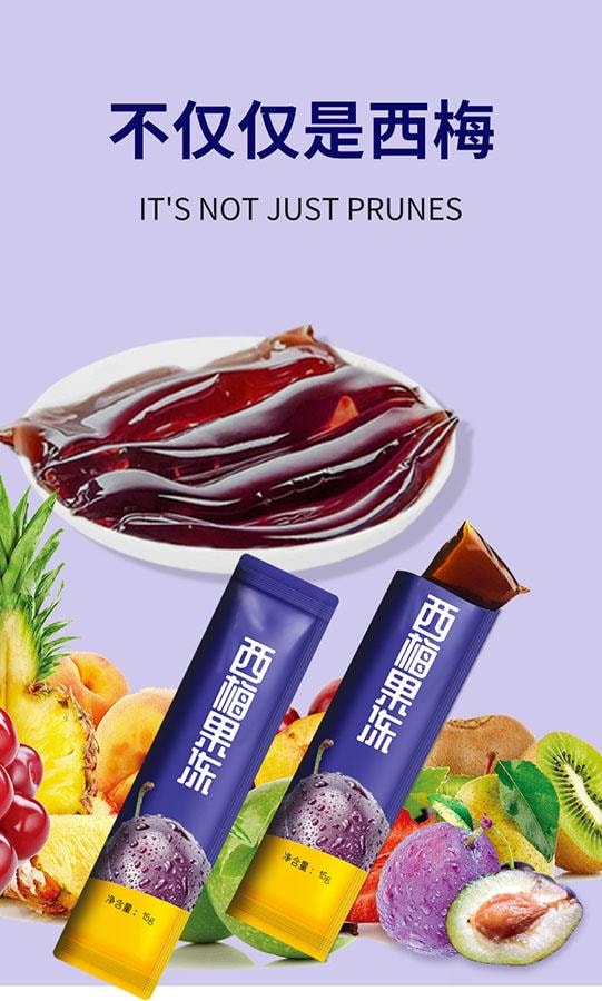 雀蜂 西梅酵素果冻益生元益生菌果蔬孝素果冻 15g*5条/盒