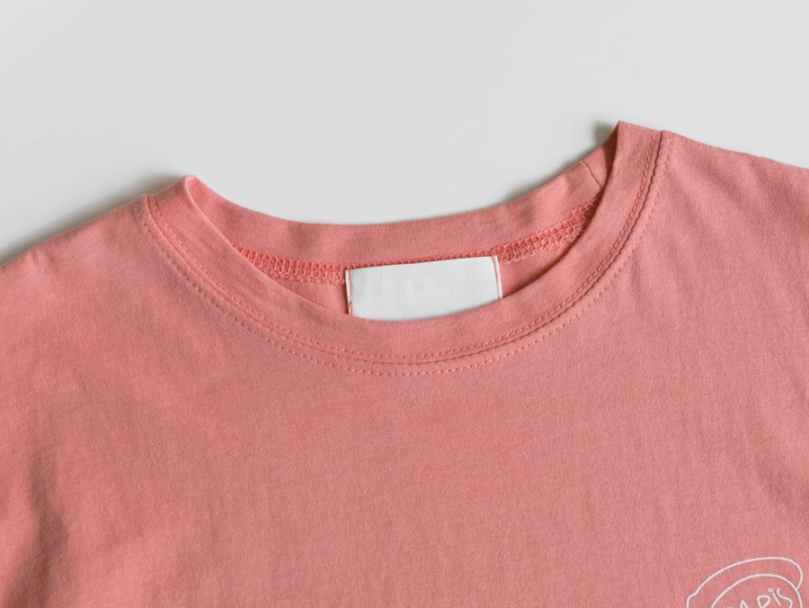 【韩国直邮】CHERRYKOKO 可爱卡通字母宽松中袖棉T恤 粉色 free