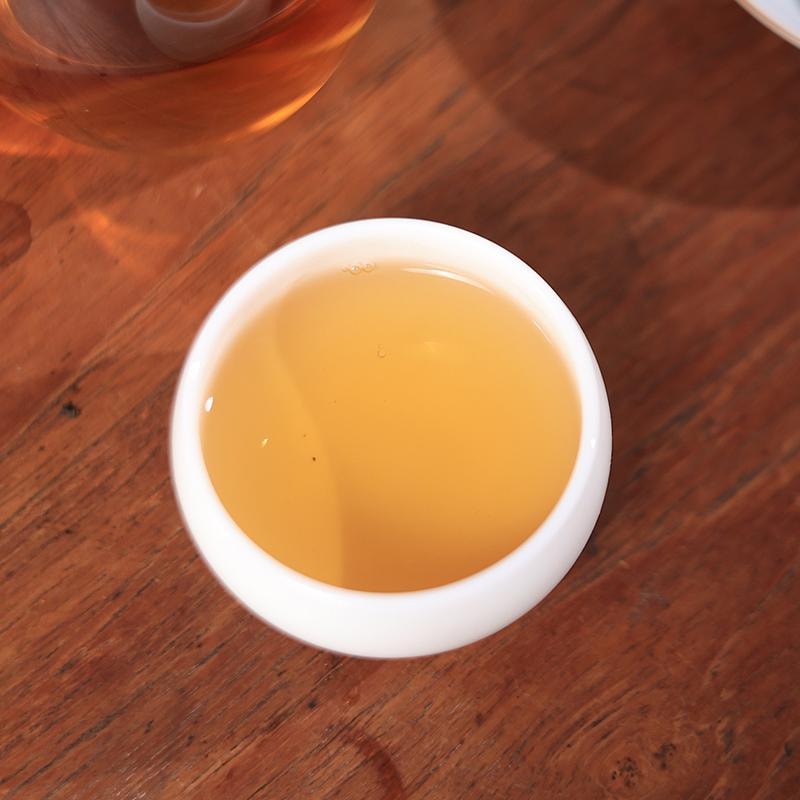 小師姐評茶 祁門安茶 安神養生茶 經典老六安糯香貢尖 傳統竹籃簬葉包裝中式茶禮 250克