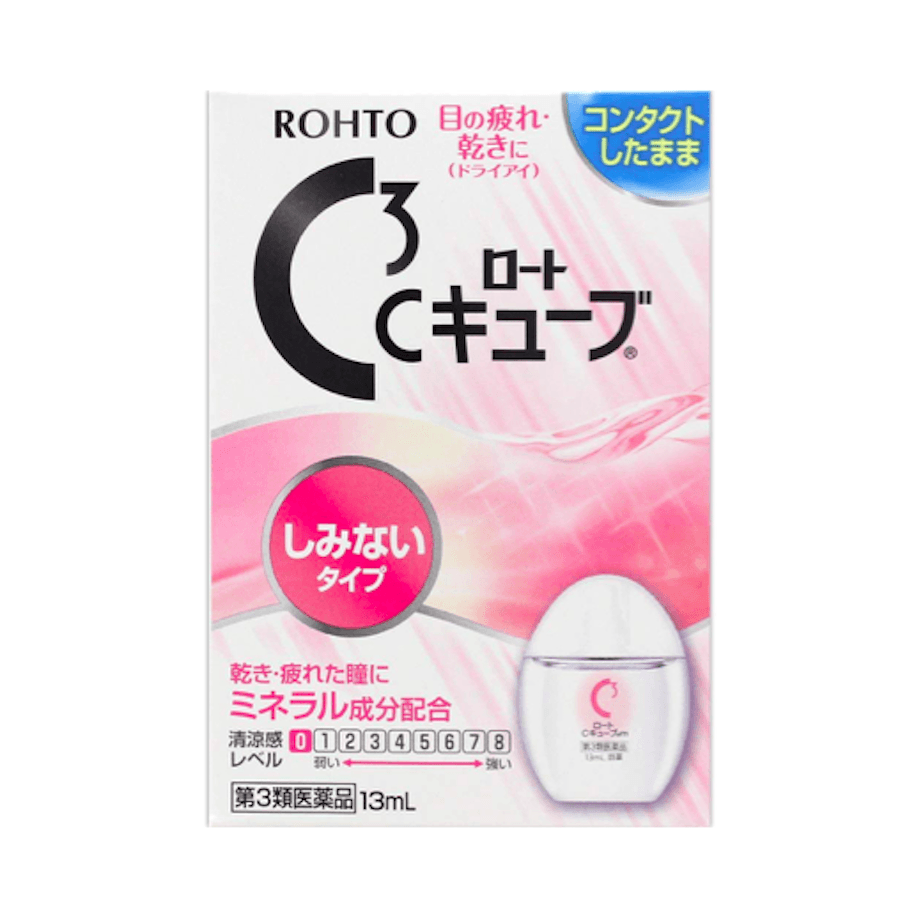 C3 Cube Aqua Charge Eye Drops pink type 13ml