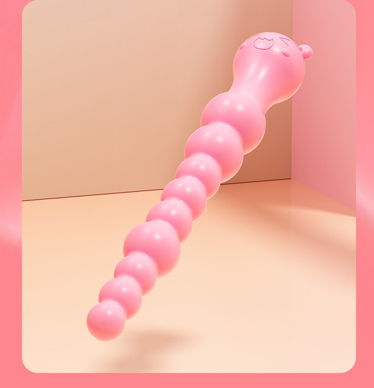 Female Violent Bear Backyard Pull Bead Anal Plug Adult Sex Toys Pink -  Yami.com