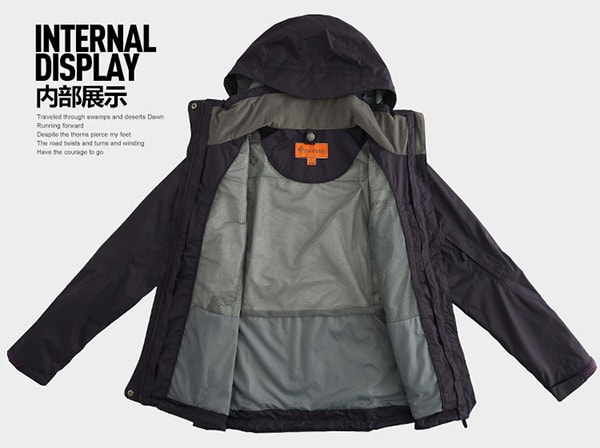 Outdoor Jacket Deep blue(XXL)