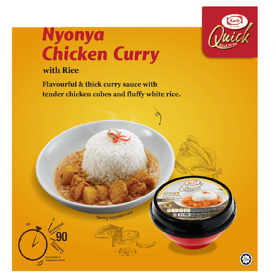 Nyonya Chicken Curry With Rice 270g