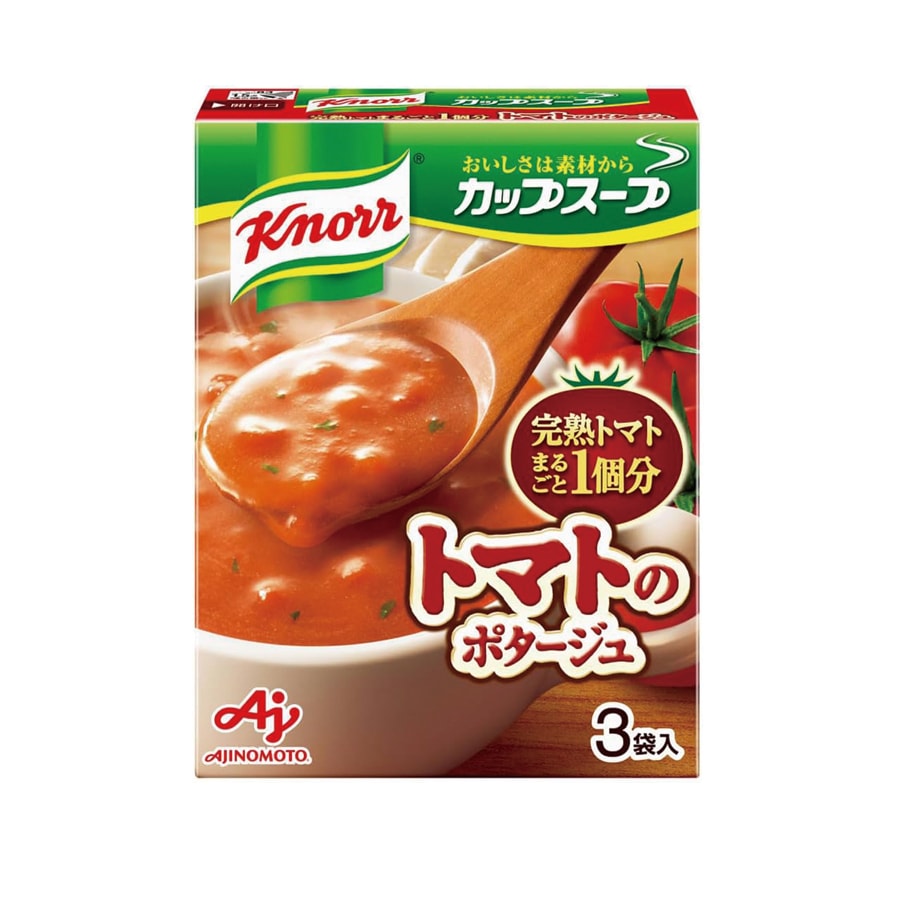 【日本直郵】日本AJINOMOTO 味之素 番茄濃湯 速食湯 17g*3包