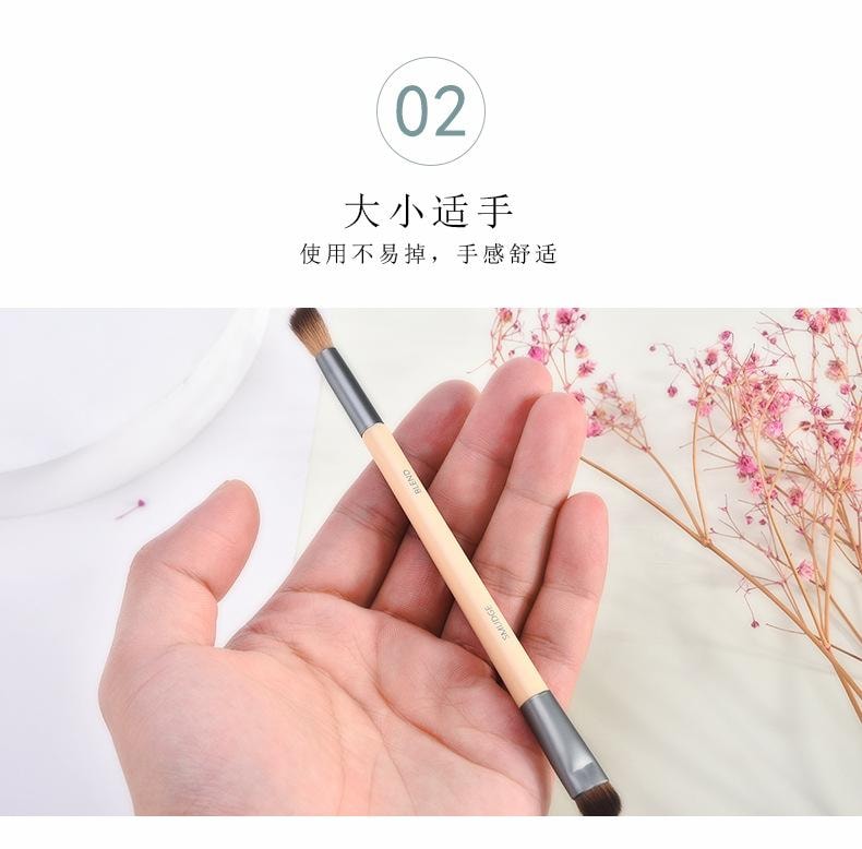 玛莉安 【官方授权旗舰店】无痕修颜多功能化妆刷 不吃粉尼龙毛 2支装