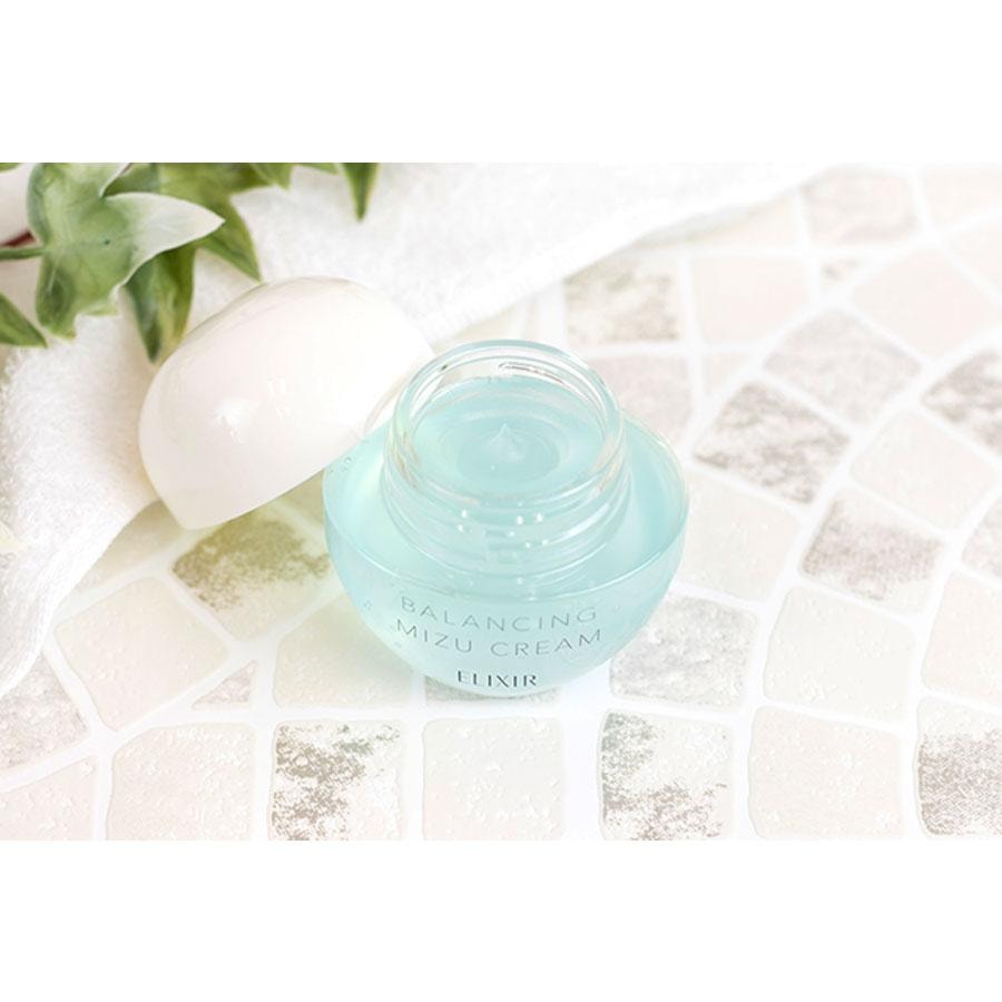  日本 ELIXIR怡麗絲爾 SHISEIDO 資生堂 水油平衡 水潤舒緩 啫咖哩乳霜 保濕保濕 60g