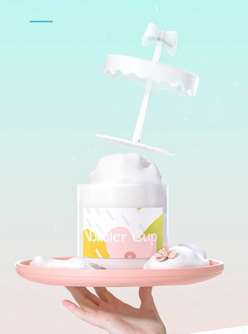【中国直邮】Allsmile 洗面奶起泡器 奶盖起泡杯 发泡神器 可爱快速起泡  - 粉色1个 丨*预计到达时间3-4周