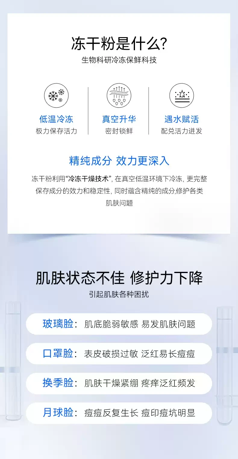 中国 米蓓尔 蓝铜修复冻干粉套组 10G