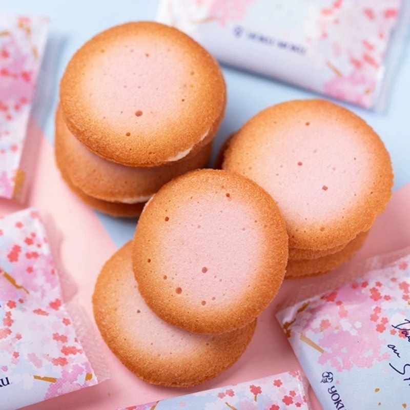 【日本直效郵件】日本 YOKU MOKU 春季限定 櫻花夾心餅乾 24pc