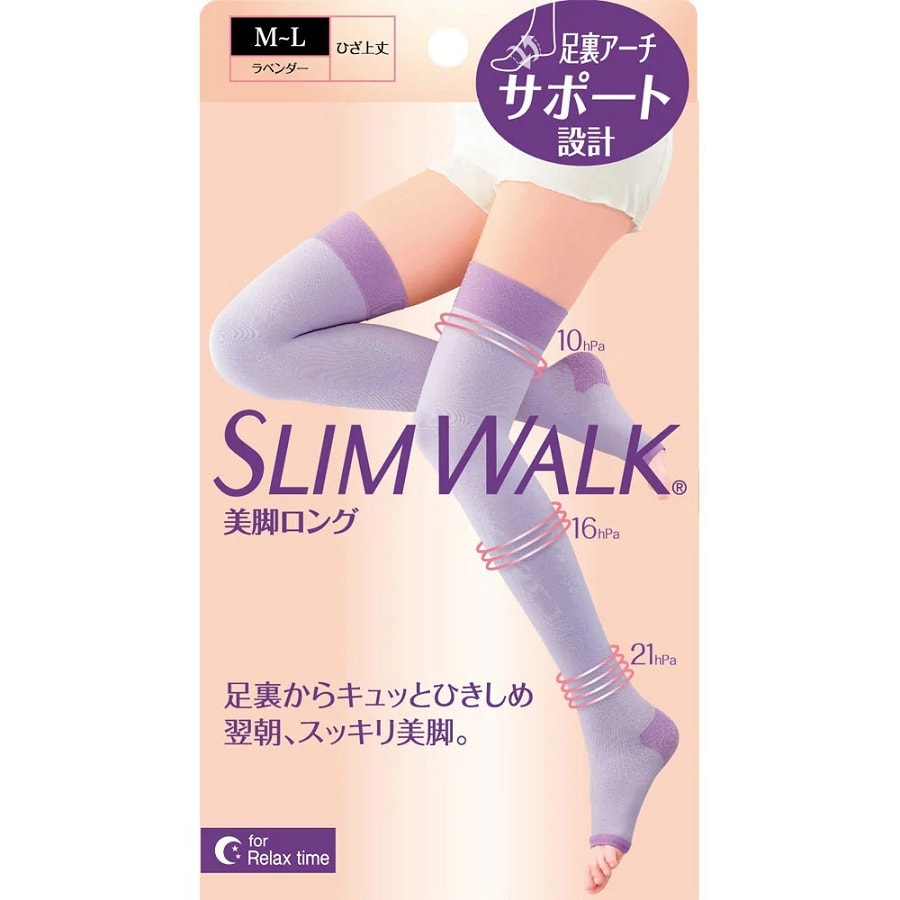 日本 SLIMWALK 美腿美脚长筒袜 M-L 1 pcs