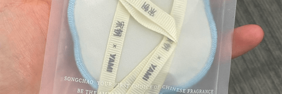 宋朝 刺繡香包 車上香薰 衣櫃香掛 梔子花開 10g【亞米聯名】