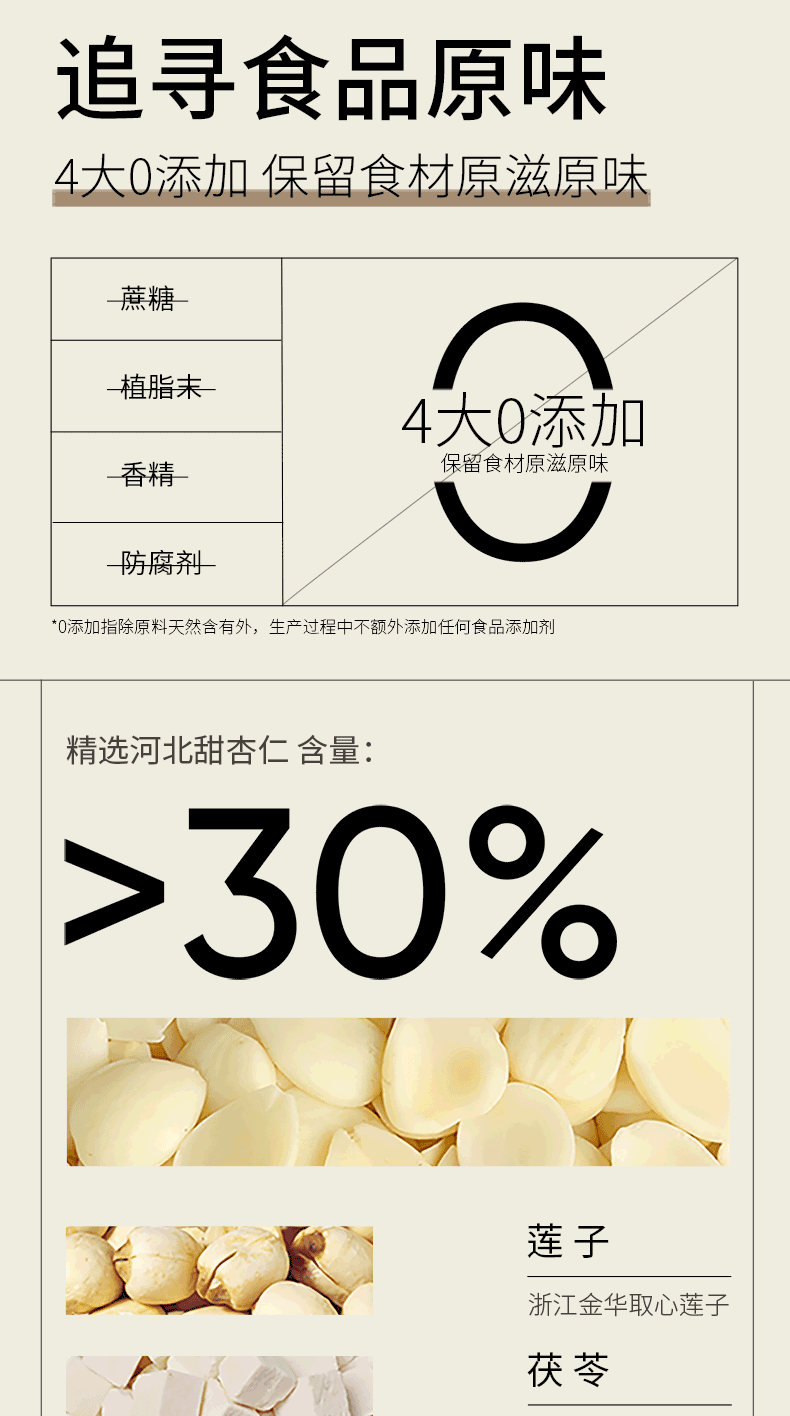 熊九九 杏仁七白饮 杏仁味  20g*7/盒 营养代餐冲饮 以白润白