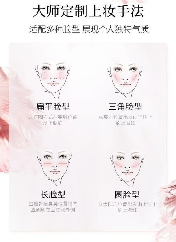 【中国直邮】  毛戈平 柔纱幻颜腮红经典显嫩渐变修容胭脂盘 802杏仁烤奶