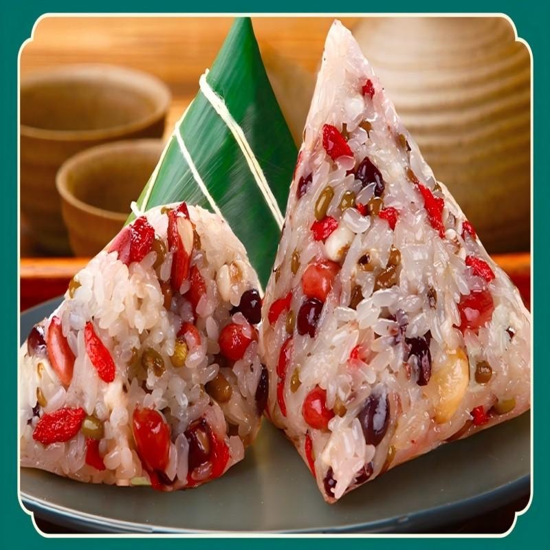 【中国直邮】 广州酒家 【端午节粽子】八宝香粽中华老字号早餐送礼手信龙舟200g