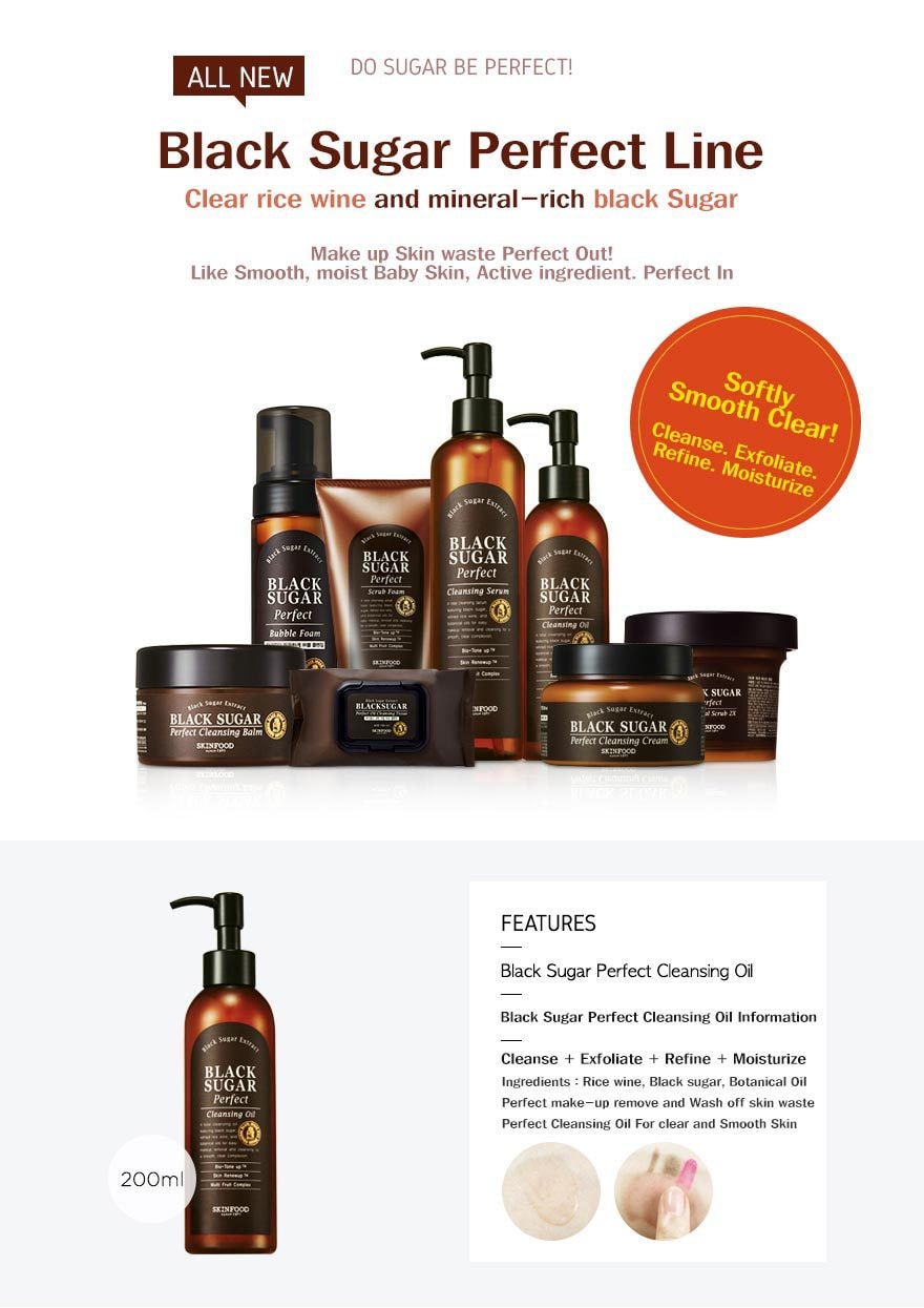 Black Sugar Perfect Cleansing Oil 200ml