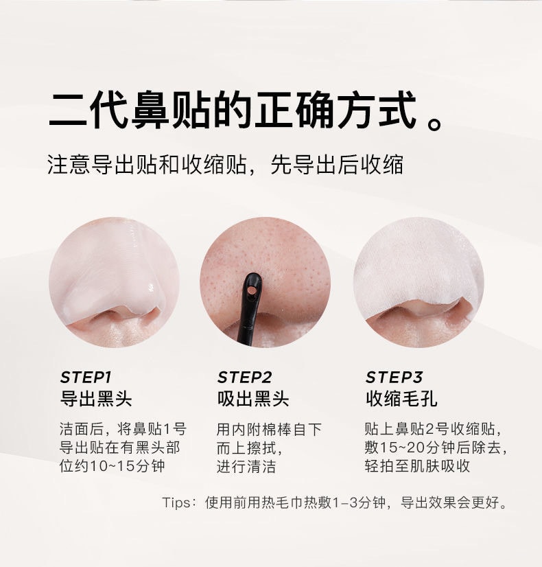 【中國直郵】 RNW/如薇 (建議拍3盒)鼻貼去黑頭導出液收縮毛孔深層清潔溫和男女通用學生 五組/盒