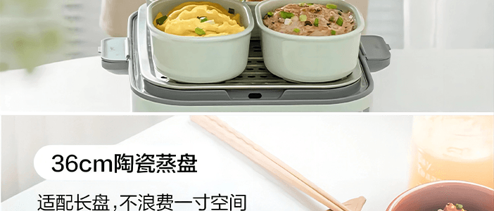 BUYDEEM北鼎 多功能蒸炖锅 隔水蒸炖锅电蒸锅 加大加高不挑餐具 7L G67US