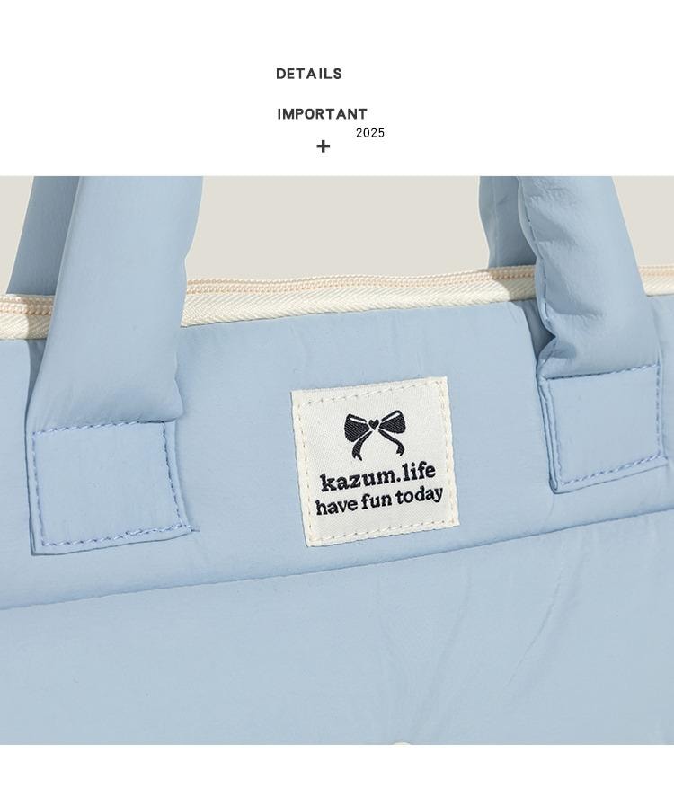 欣月 韩国 ins博主同款小众简约手提平板包 适用于iPad11/12英寸 防震防摔电脑收纳包 蓝色