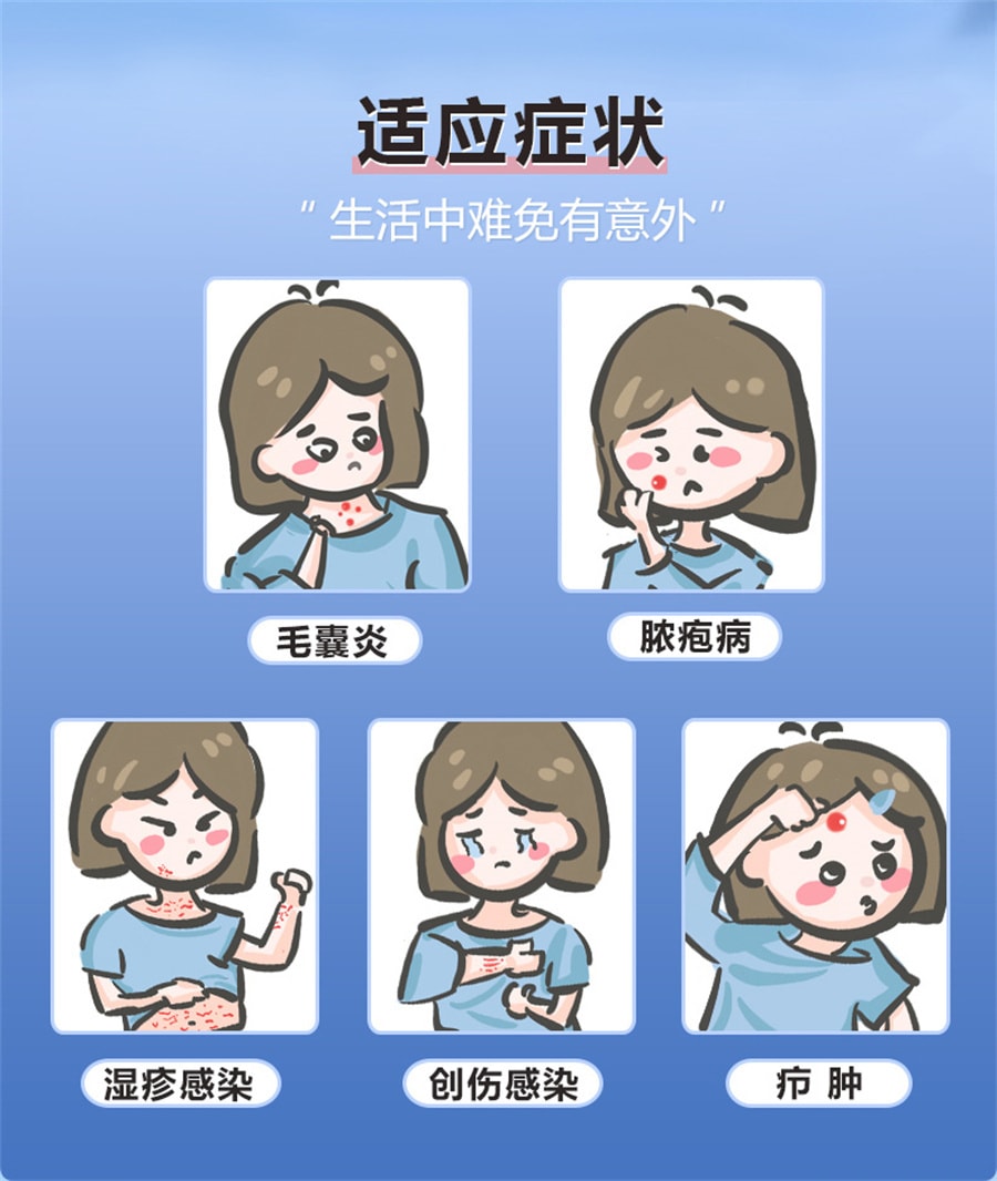 【中國直郵】匹得邦 莫匹羅星軟膏皮膚炎濕疹痤瘡感染毛囊炎癤腫膿包殺菌止癢膏 5g/盒