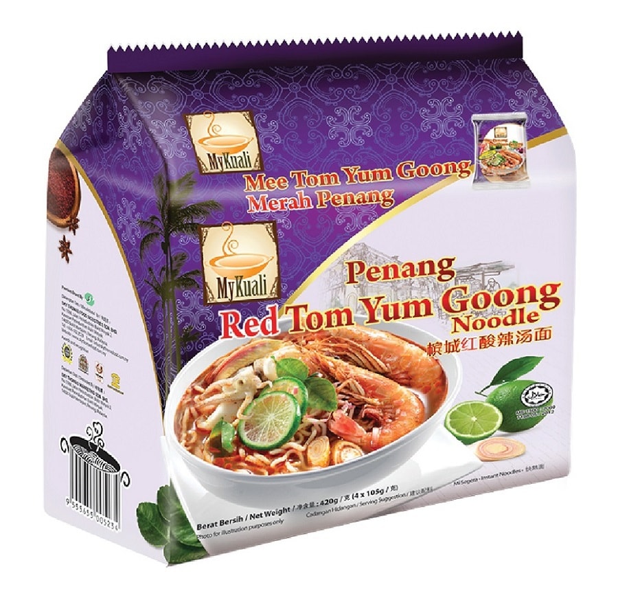 Penang Red Tom Yum Goong Noodle 4pcs