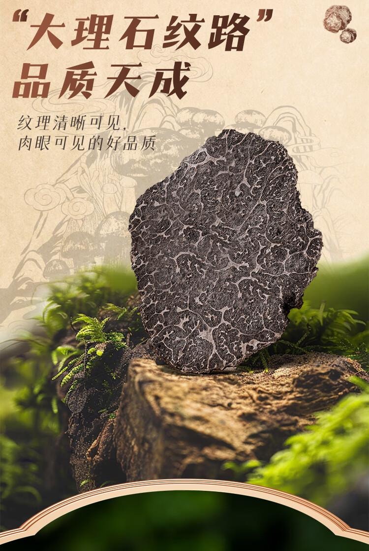 【中國直郵】 滇園 野凍乾黑松露50g/盒 雲南特產山珍煲湯食材